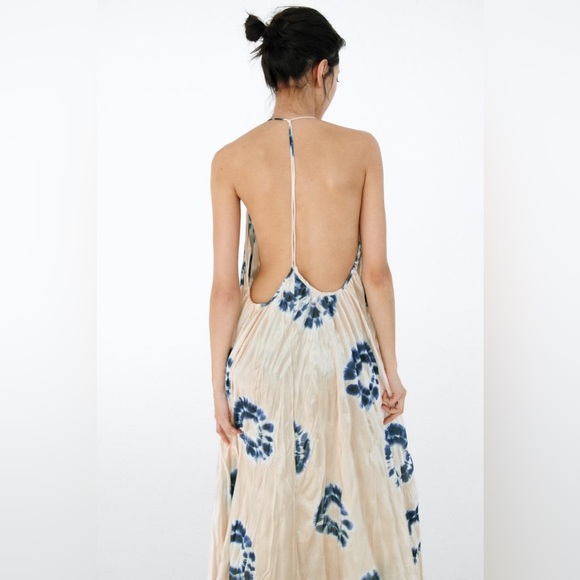 Zara dress maxi oversize fit boho blogger prints casual summer vacation wedding - Picture 14 of 15